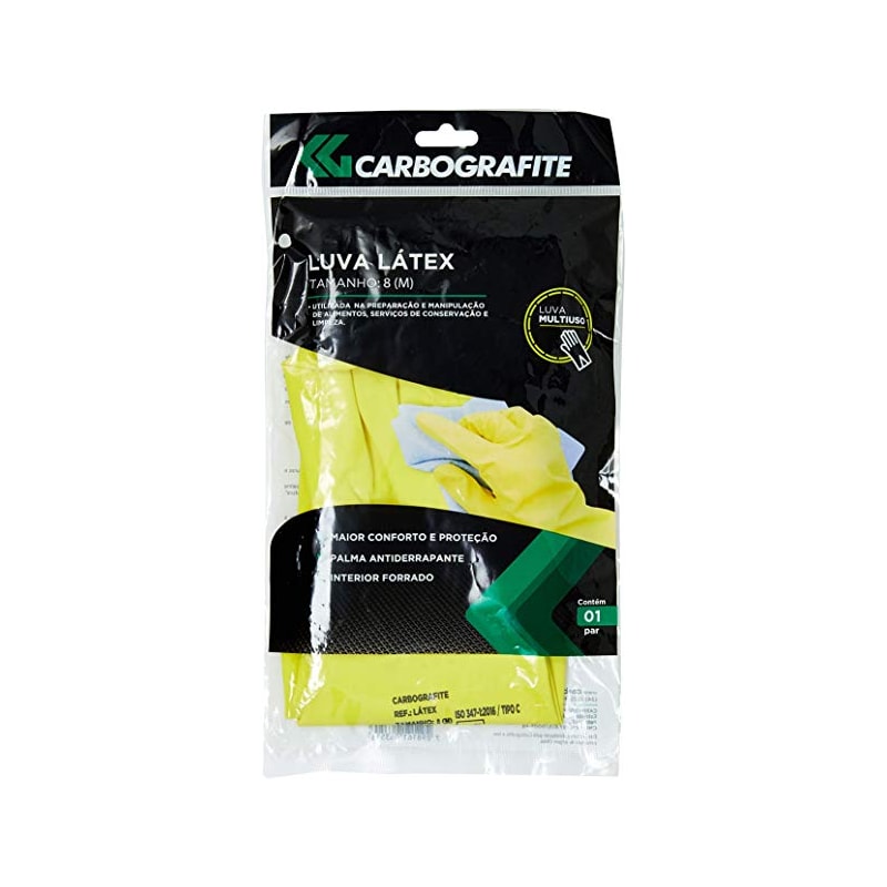 Luva Latex G Carbografite