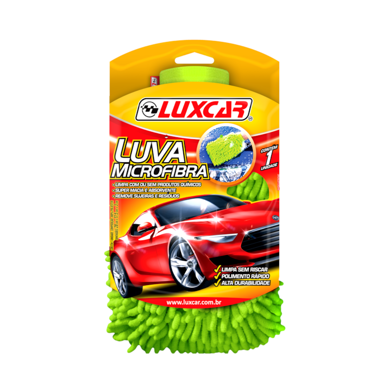 Luva Microfibra Luxcar