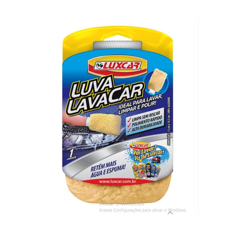 Luva para Lava Automóveis LavaCar Luxcar