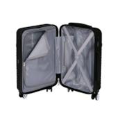 Mala de Bordo ABS 360º Preto Mor