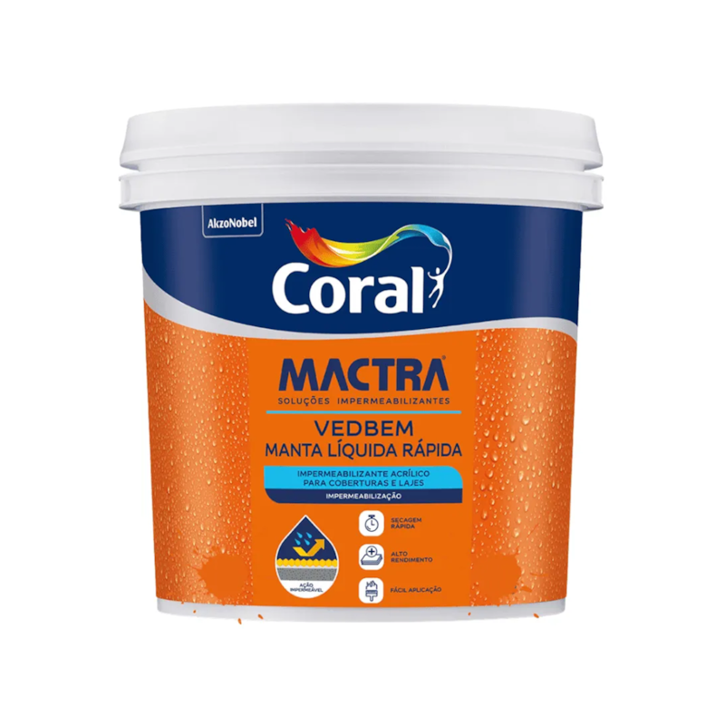 Manta Líquida Mactra VedBem Branca 18Kg Coral