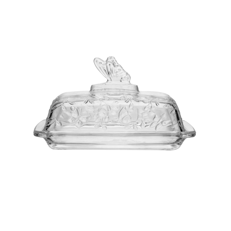 Manteigueira com Tampa Butterfly 18x10x10,8cm Lyor