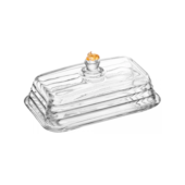 Manteigueira Little Bee 18cm x 9,5cm x 9cm Cristal Lyor