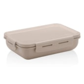 Marmita Hermética Retangular Bege Fosco Martiplast  Marmita Hermética Retangular Bege Fosco Martiplast