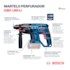Martelete rompedor GBH180-LI 18V 2B e Maleta Bosch