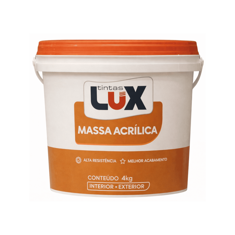 Massa Acrílica 4Kg Lux