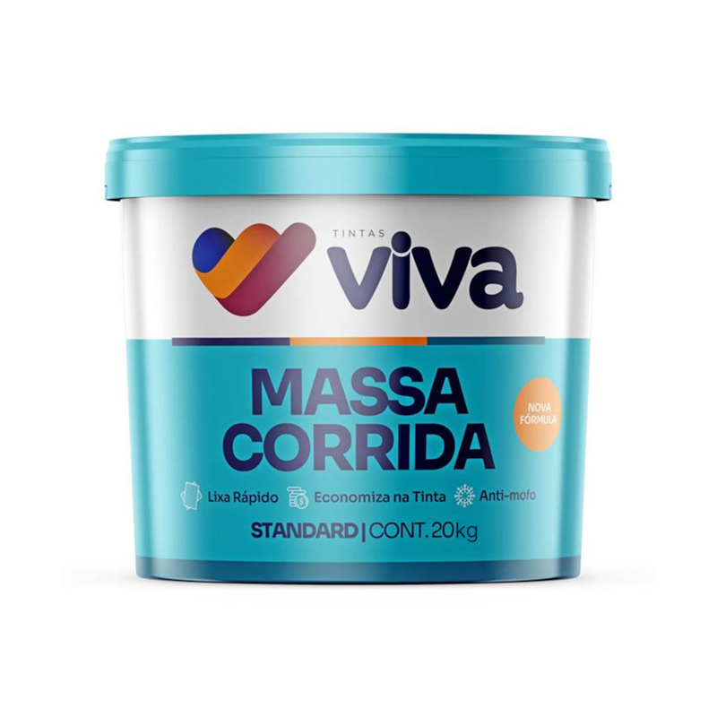 Massa Corrida 20kg Tintas Viva