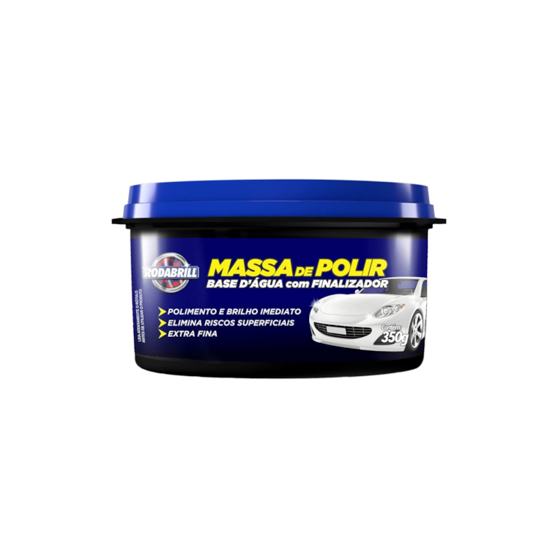 Massa de Polir com Finalizador 350g Rodabrill