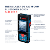 Medidor Trena a Laser GLM 120C Bosch