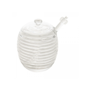 Meleira de Cristal com Pegador e Tampa Colméia 210ml Lyor
