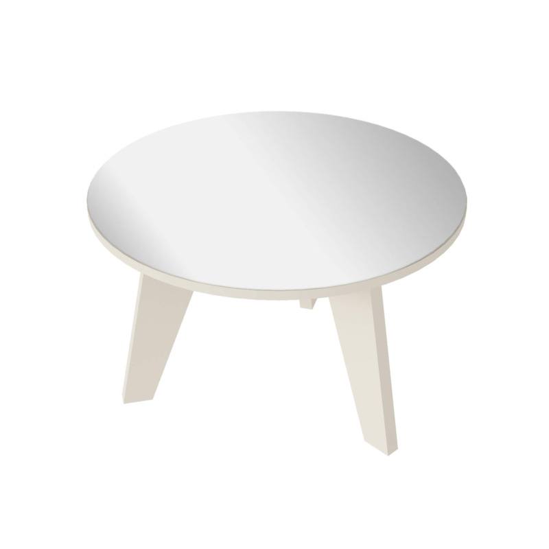 Mesa de Centro Espanha Branco Artely