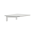 Mesa Dobrável em MDP com Suporte 15mm 50x40cm Branco Multivisão