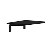 Mesa Dobrável em MDP com Suporte 15mm 50x40cm Preto Multivisão