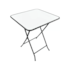 Mesa Dobrável Millenium Quadrado Preto/Branco 8887 Metalnew