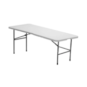 Mesa Dobrável Portátil 122cm Branco Casa Ok Mesa Dobrável Portátil 122cm Branco Casa Ok