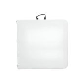 Mesa Dobrável Portátil 122cm Branco Casa Ok