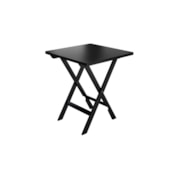Mesa Dobravel Preto 65X65Cm 1224 Alamo