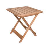 Mesa Dobrável Quadrada 72x72cm Metalnew