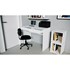 Mesa Escrivaninha com 2 Gavetas Branca 80x50x100cm Multivisão