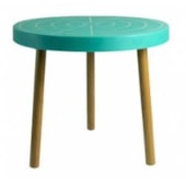 Mesa Lateral 45cmx45cm Tiffany Forte Plástico Mesa Lateral 45cmx45cm Tiffany Forte Plástico