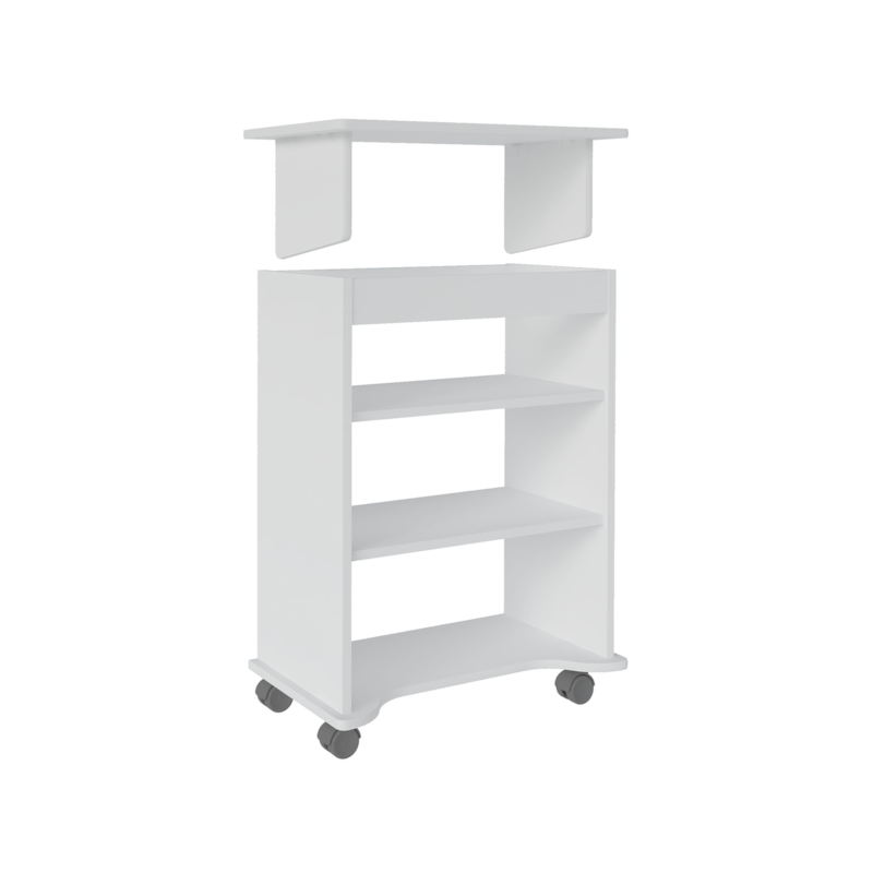 Mesa para Notebook com Tampo Branco Artely