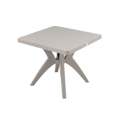 Mesa Quadrada Nature Nude Forte Plástico Mesa Quadrada Nature Nude Forte Plástico