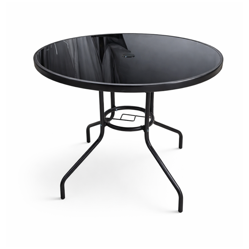 Mesa Redonda Zínia 90x70cm SF4014 Casa Ok 