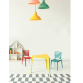 Mesa Sofia Infantil Amarelo Tramontina