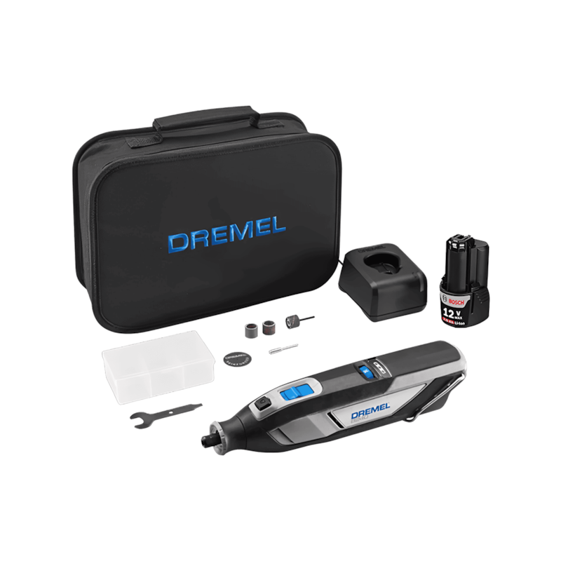 Micro Retífica 8240 12v com 5 Acessórios Dremel