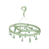 Mini Varal Oval 24 Prendedores Mor (Cores Sortidas)