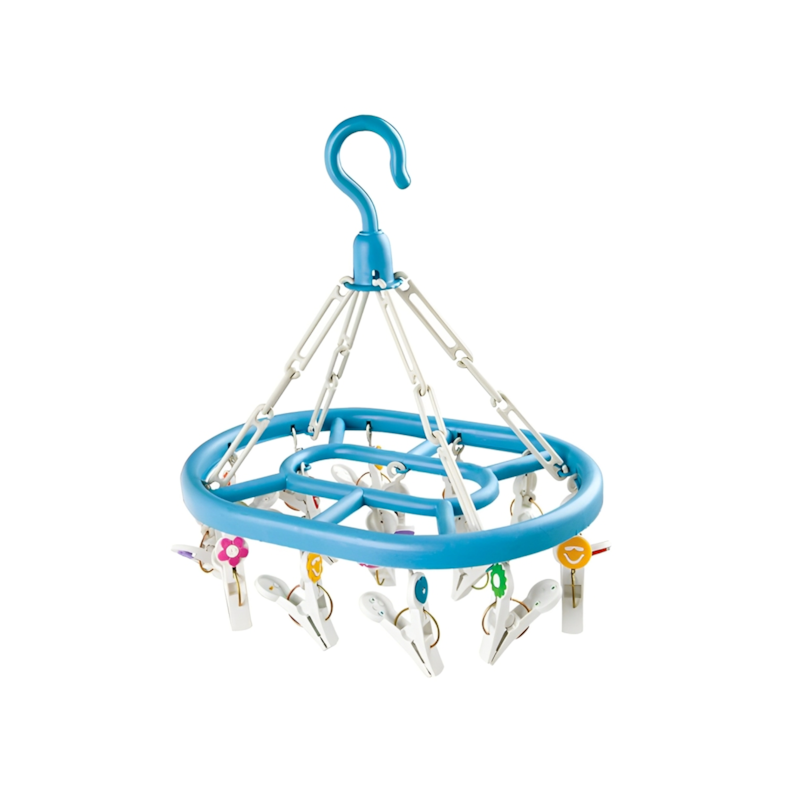 Mini Varal Oval Happy Days Com 16 prendedores Secalux
