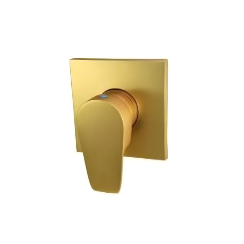 Misturador para Chuveiro Monocomando Led Dourado Perflex