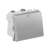 Módulo Interruptor Bipolar Simples 25A Alumínio Fosco 30/35 Simon