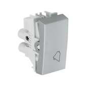 Módulo Pulsador de Campainha 10A Alumínio Fosco 30/35 Simon