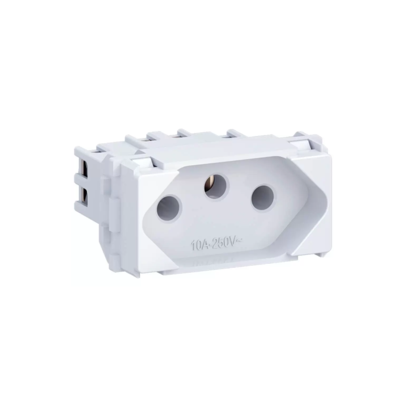 Módulo Tomada 2PT 10A 250V Wetzel