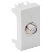 Modulo Tomada Coaxial Tv Branco Simon Modulo Tomada Coaxial Tv Branco Simon