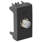 Modulo Tomada Coaxial Tv Grafite Simon Modulo Tomada Coaxial Tv Grafite Simon