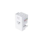 Módulo Tomada RJ45 8 Vias CAT.6E Branco Fame