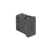 Módulo Tomada USB 2.1A Grafite 30/35 Simon Módulo Tomada USB 2.1A Grafite 30/35 Simon