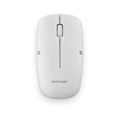 Mouse sem Fio 2.4GHZ USB Branco Multilaser