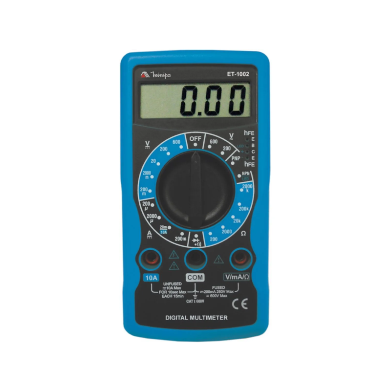 Multimetro Digital 3.1/2 Display 10A ET-1002 MINIPA