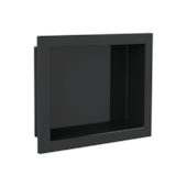 Nicho 30x40cm Embutir Preto Vulcano Arquitech