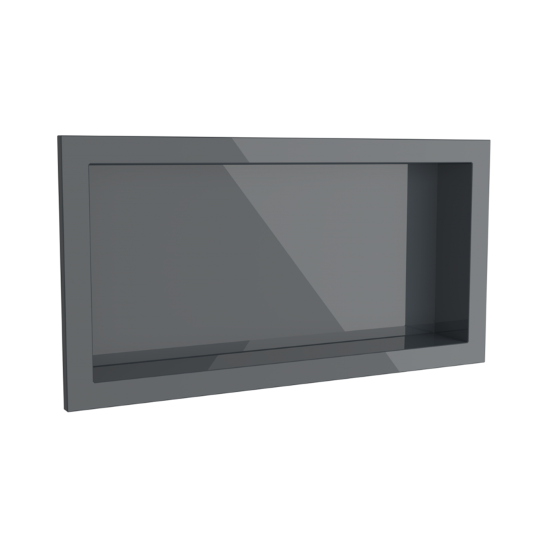 Nicho 30x60cm Embutir Cinza Chumbo Arquitech