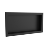 Nicho 30x60cm Embutir Preto Vulcano Arquitech