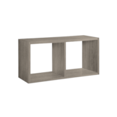 Nicho Duplo Me Leve 48x24,5x15cm Nogueira Prat-k Nicho Duplo Me Leve 48x24,5x15cm Nogueira Prat-k