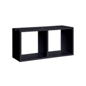 Nicho Duplo Me Leve 48x24,5x15cm Preto Prat-k Nicho Duplo Me Leve 48x24,5x15cm Preto Prat-k