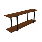 Nicho Industrial Avela 2 Prateleiras 90x20cm Brasforma Nicho Industrial Avela 2 Prateleiras 90x20cm Brasforma