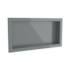 Nicho para Banheiro de Embutir 30x60cm Cinza Urbano Arquitech