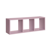 Nicho Triplo Kids Me Leve 71x24,5x15cm Rosa Quartz Prat-k Nicho Triplo Kids Me Leve 71x24,5x15cm Rosa Quartz Prat-k