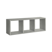 Nicho Triplo Me Leve 71x24,5x15cm Concreto Prat-k Nicho Triplo Me Leve 71x24,5x15cm Concreto Prat-k